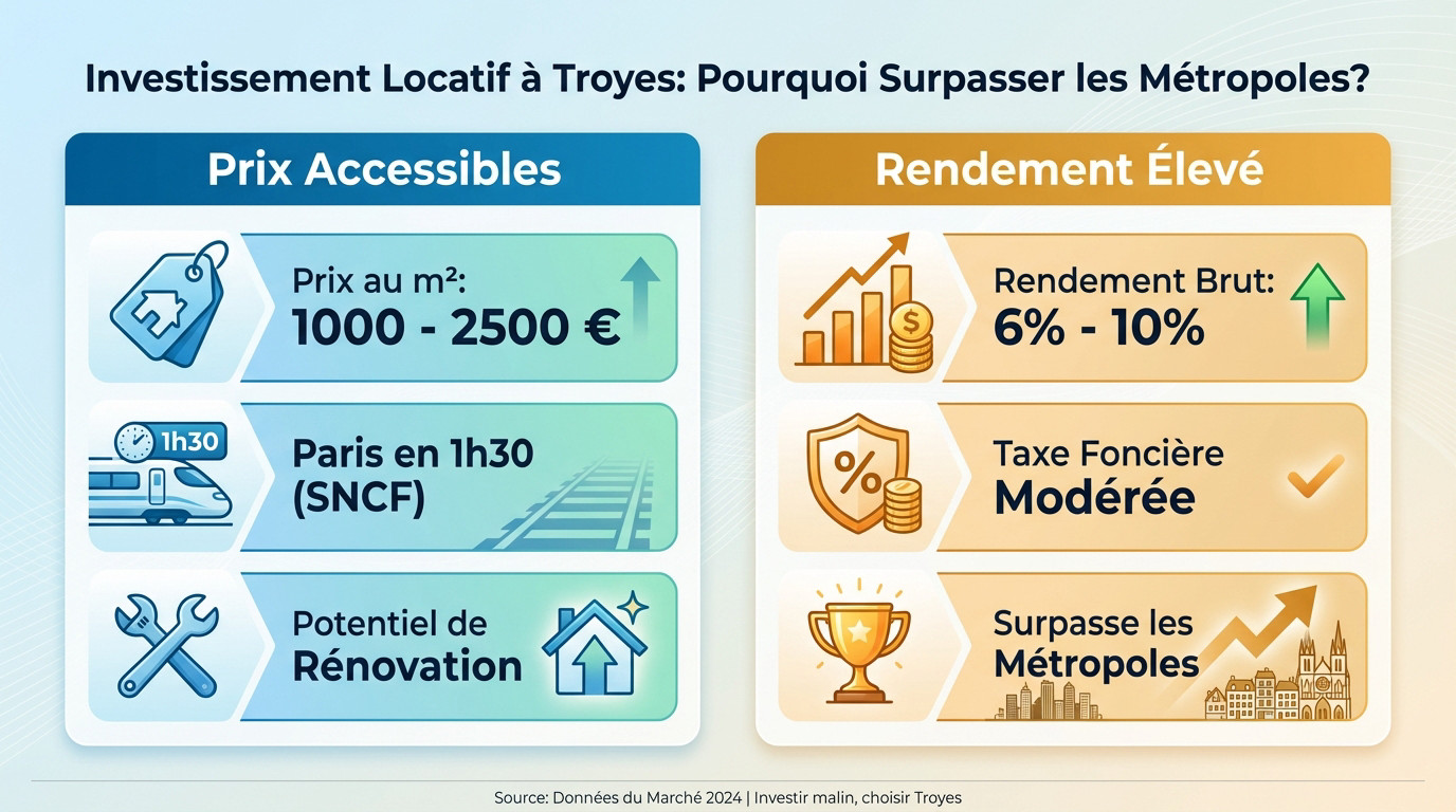 Investissement locatif à Troyes avec Myprojetimmo